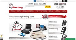 Desktop Screenshot of mybinding.com